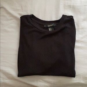 Soft Ribbed black top